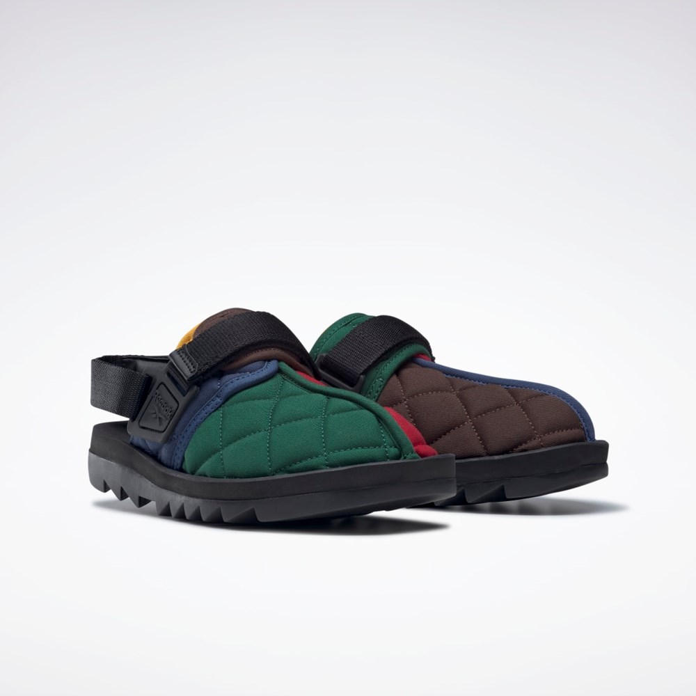 Reebok Beatnik Slides Blå Mørkebrune Rød | GNA376810