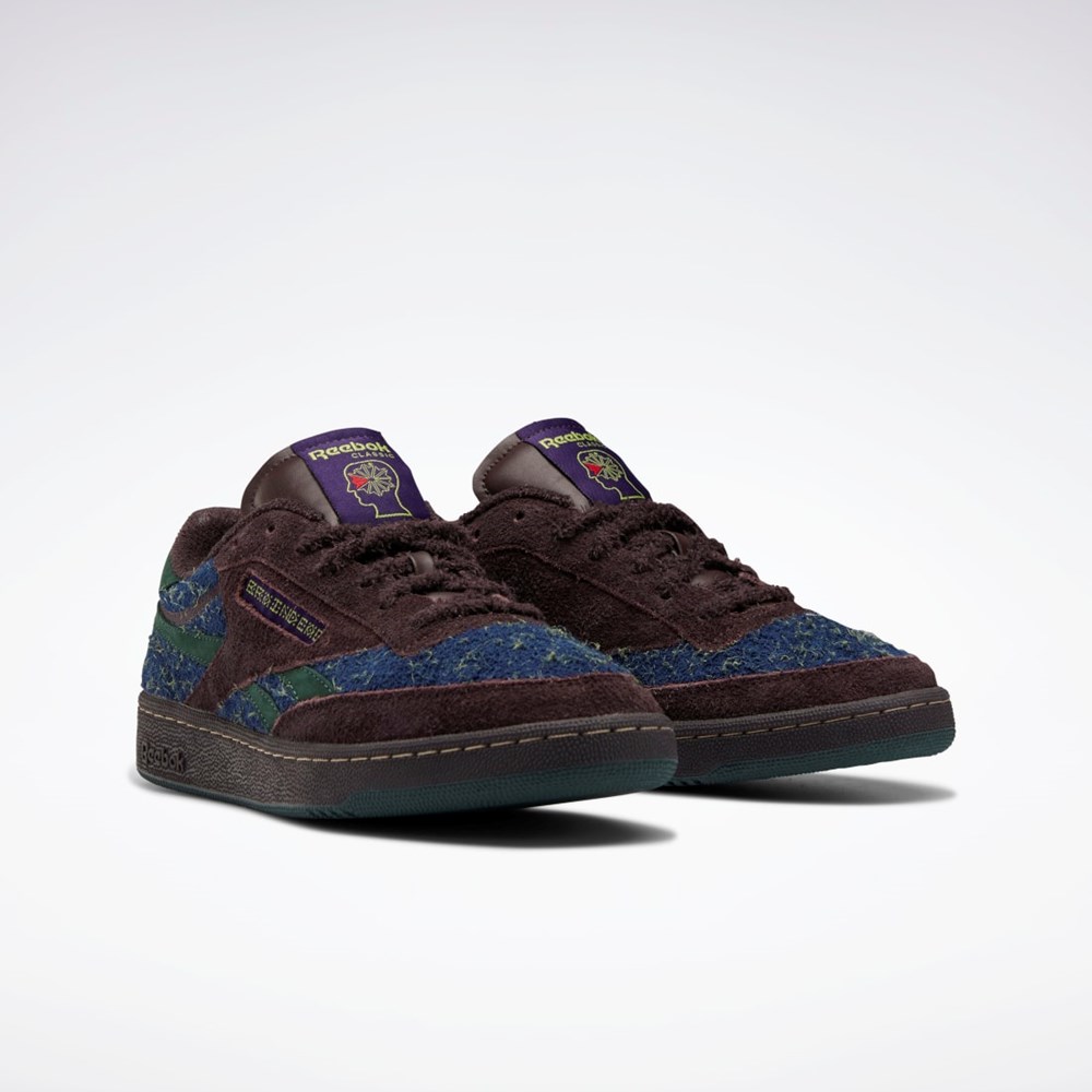Reebok Braindead Club C Revenge Shoes Lilla Mørkeblå | AHZ762304
