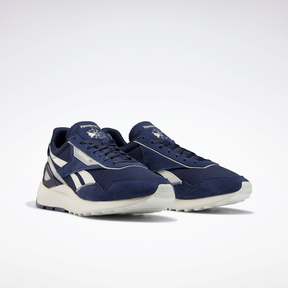 Reebok Classic Leather Legacy AZ Shoes Mørkeblå Grå | MED901423