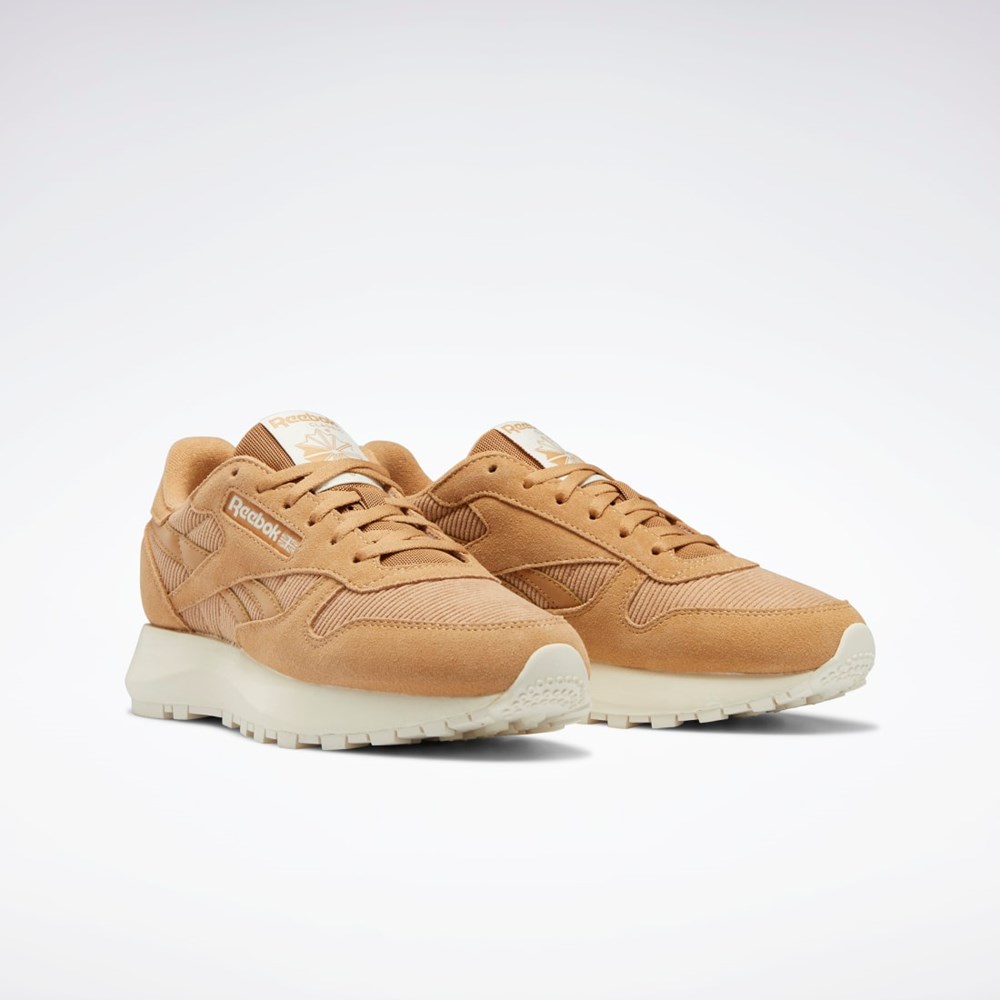 Reebok Classic Leather SP Shoes Beige Beige Hvide | YSZ723145