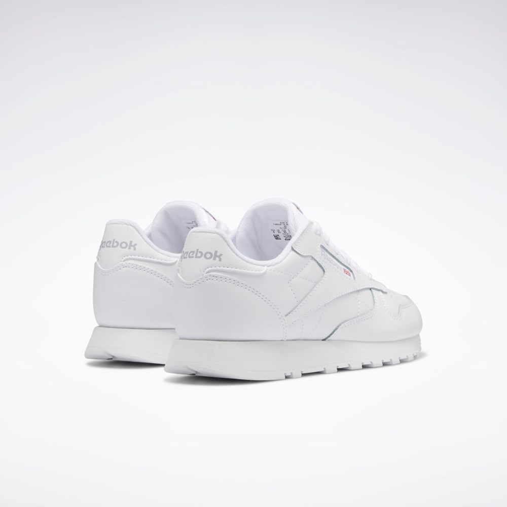 Reebok Classic Leather Shoes - Grade School Hvide Hvide Hvide | YIN162395