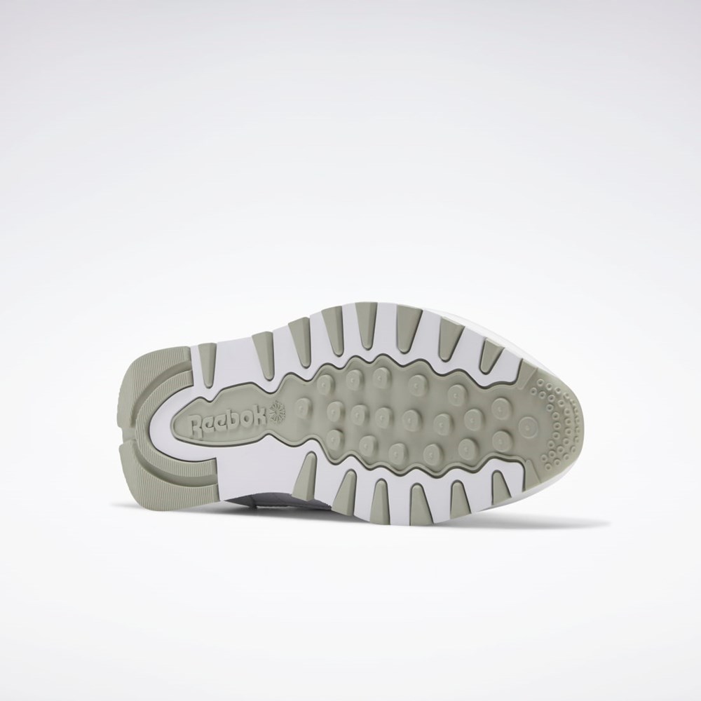 Reebok Classic Leather Shoes Hvide Grå Grå | ACY207648