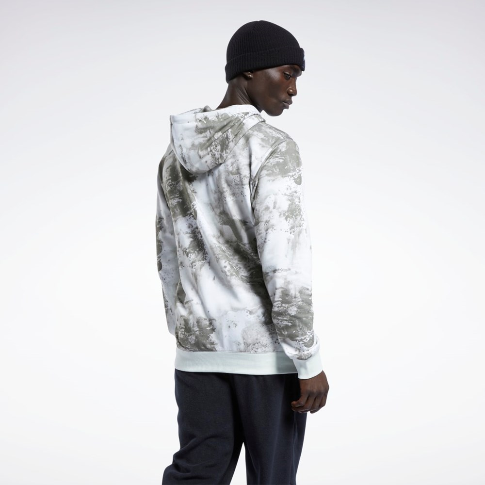 Reebok Classics Allover Print Hoodie Lyse | MEH176280