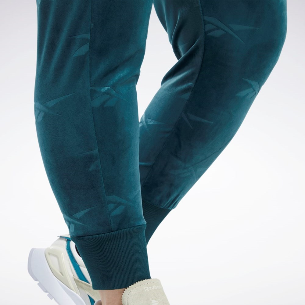 Reebok Classics Energy Q4 Velour Pants (Plus Size) Grøn | TKU209156