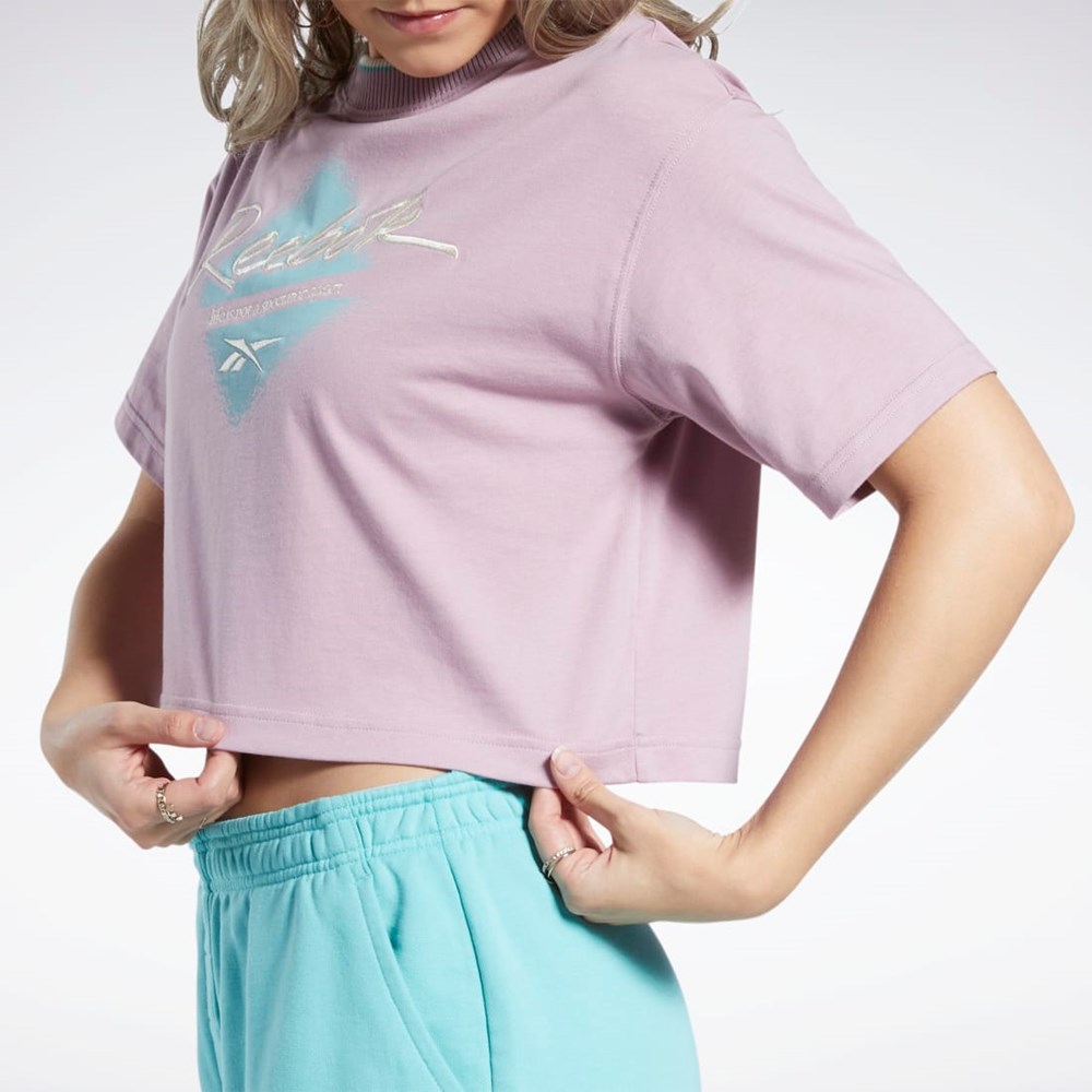 Reebok Classics Grafisk T-Shirt Infused Lilac | AHC186793