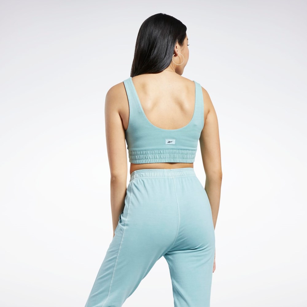 Reebok Classics Natural Dye Fitted Bra Grå | JVA714638