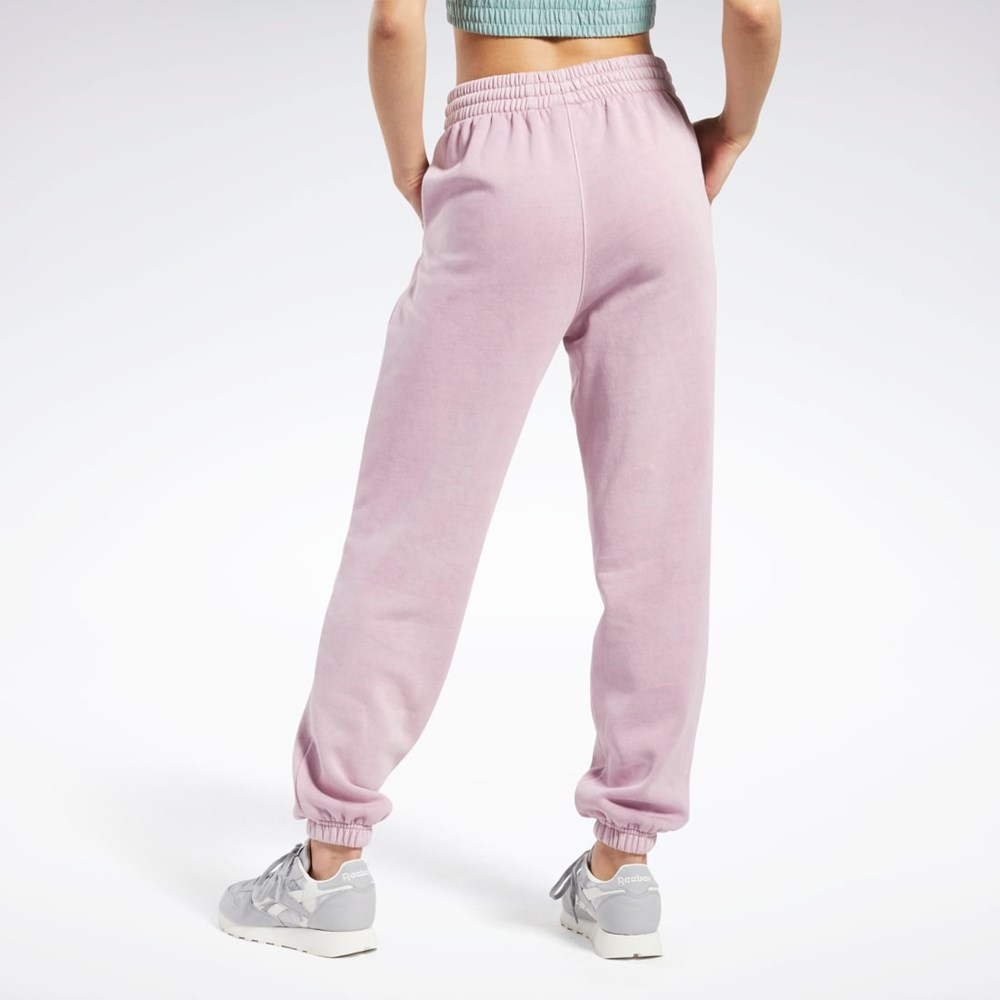 Reebok Classics Natural Dye Fleece Pants Infused Lilac | JLX809723