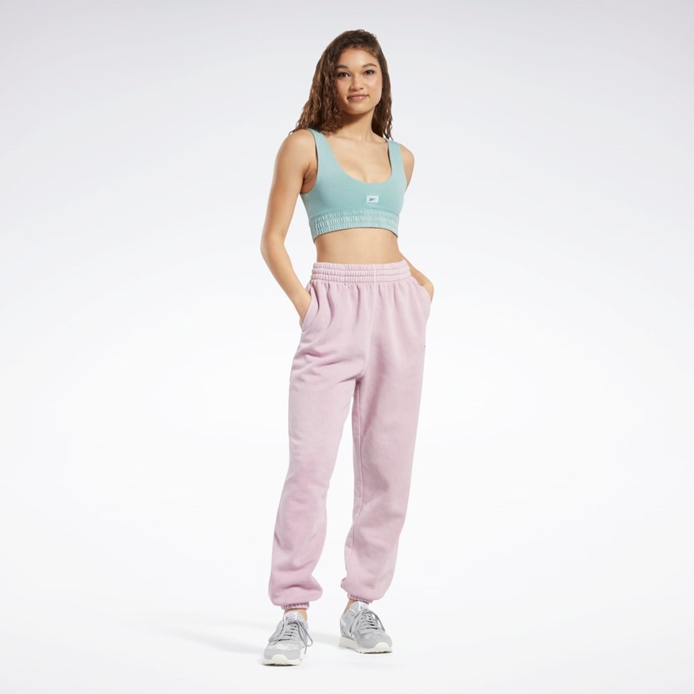 Reebok Classics Natural Dye Fleece Pants Infused Lilac | JLX809723