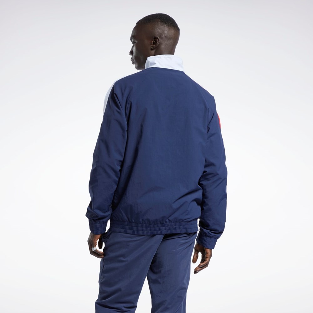 Reebok Classics Vector Track Jacket Mørkeblå | WJB372819
