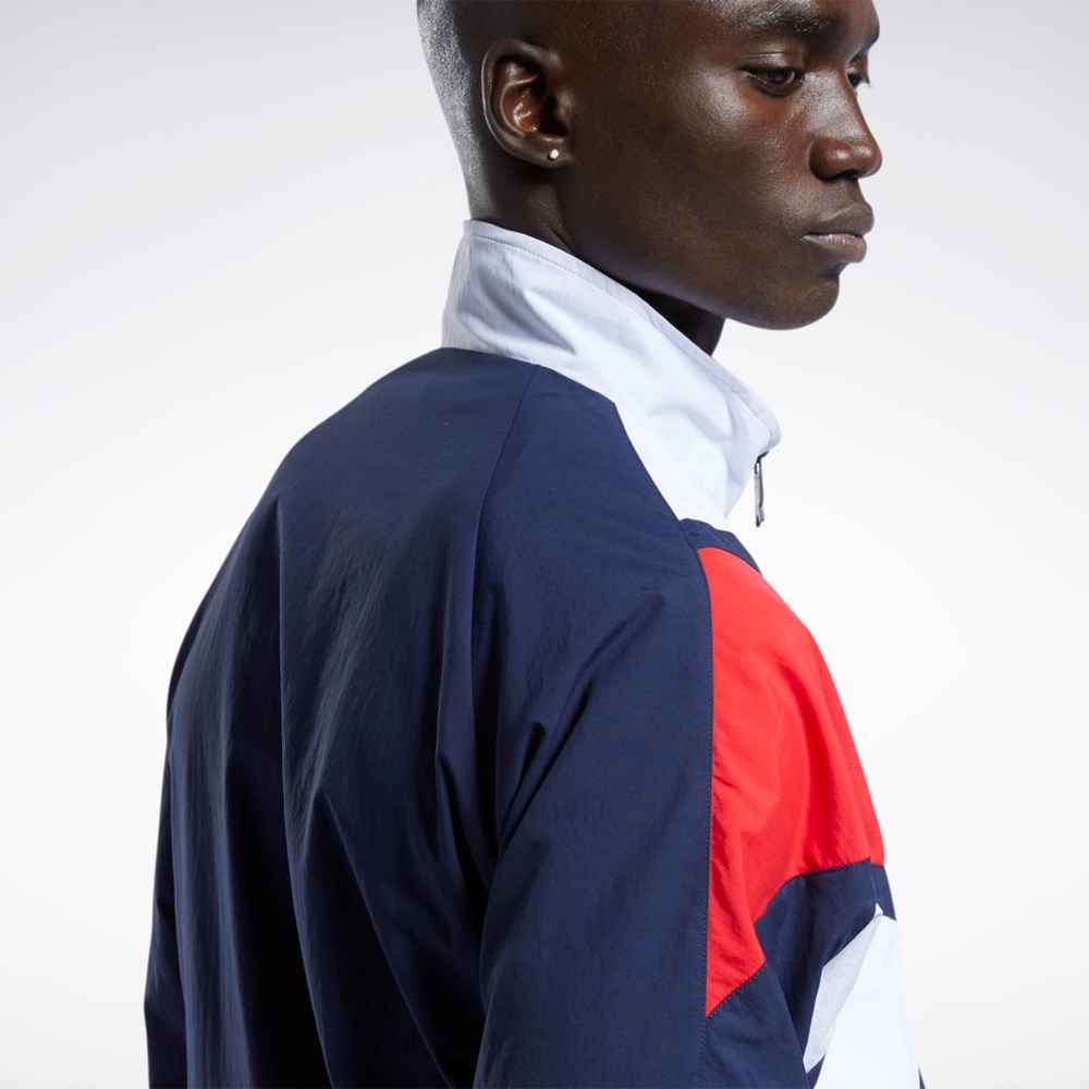 Reebok Classics Vector Track Jacket Mørkeblå | WJB372819