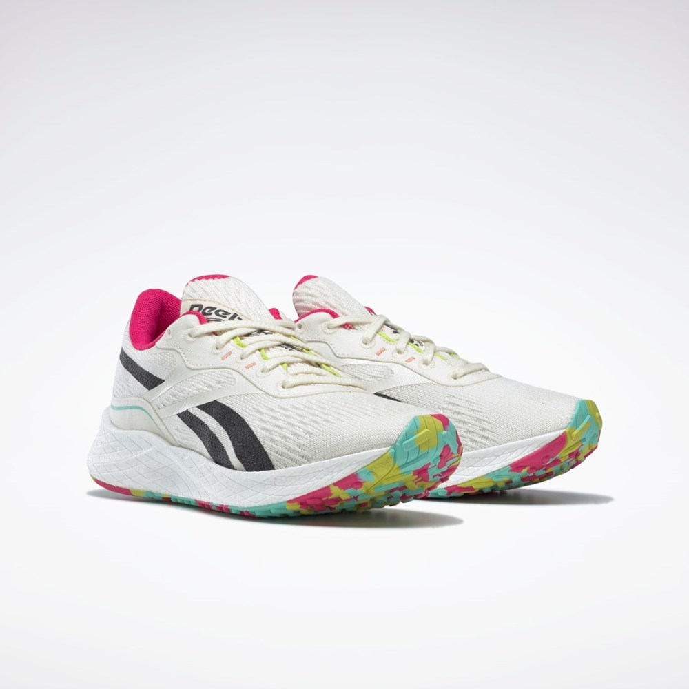 Reebok Floatride Energy Grow Løbe Shoes Sort Lyserød | JDI435028