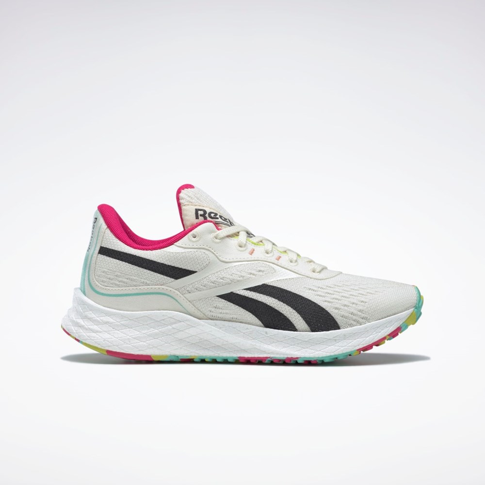 Reebok Floatride Energy Grow Løbe Shoes Sort Lyserød | JDI435028