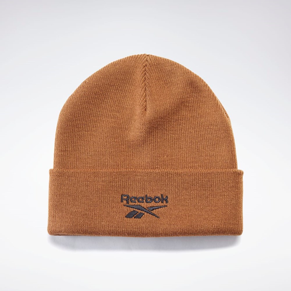 Reebok Foundation Logo Beanie Sepia | KPL976450