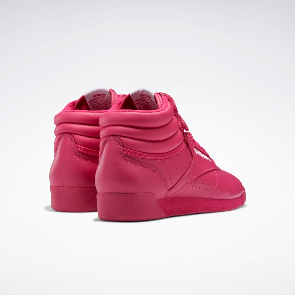Reebok Freestyle Hi Shoes Lyserød Lyserød Hvide | UAG831672