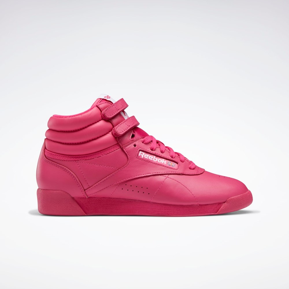 Reebok Freestyle Hi Shoes Lyserød Lyserød Hvide | UAG831672