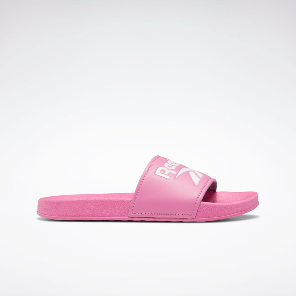 Reebok Fulgere Slides - Preschool Lyserød Lyserød Hvide | RDF095263