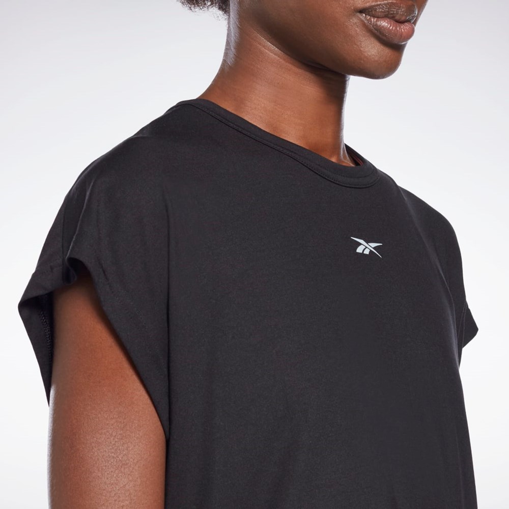 Reebok Les Mills® ACTIVCHILL+DREAMBLEND T-Shirt Sort | MOG270396