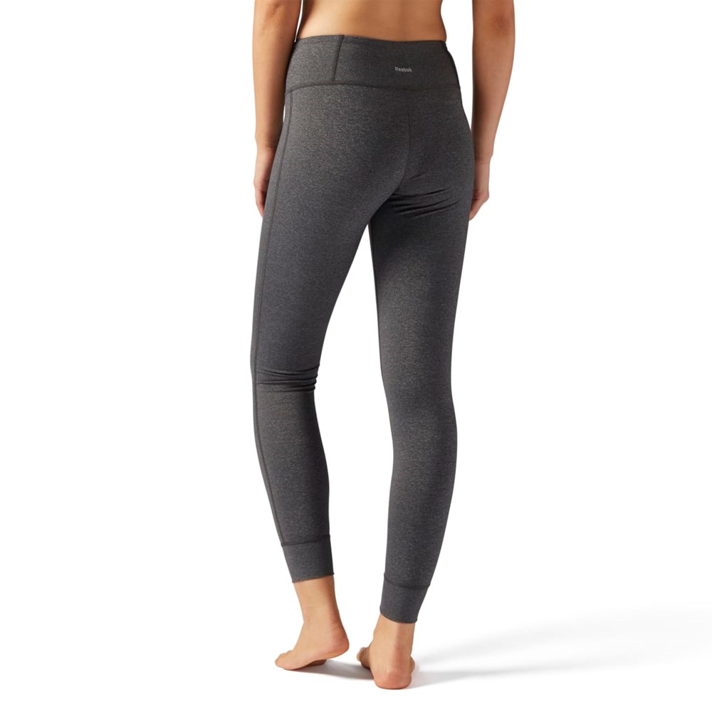 Reebok Lux Legging Mørkegrå | QCO501936