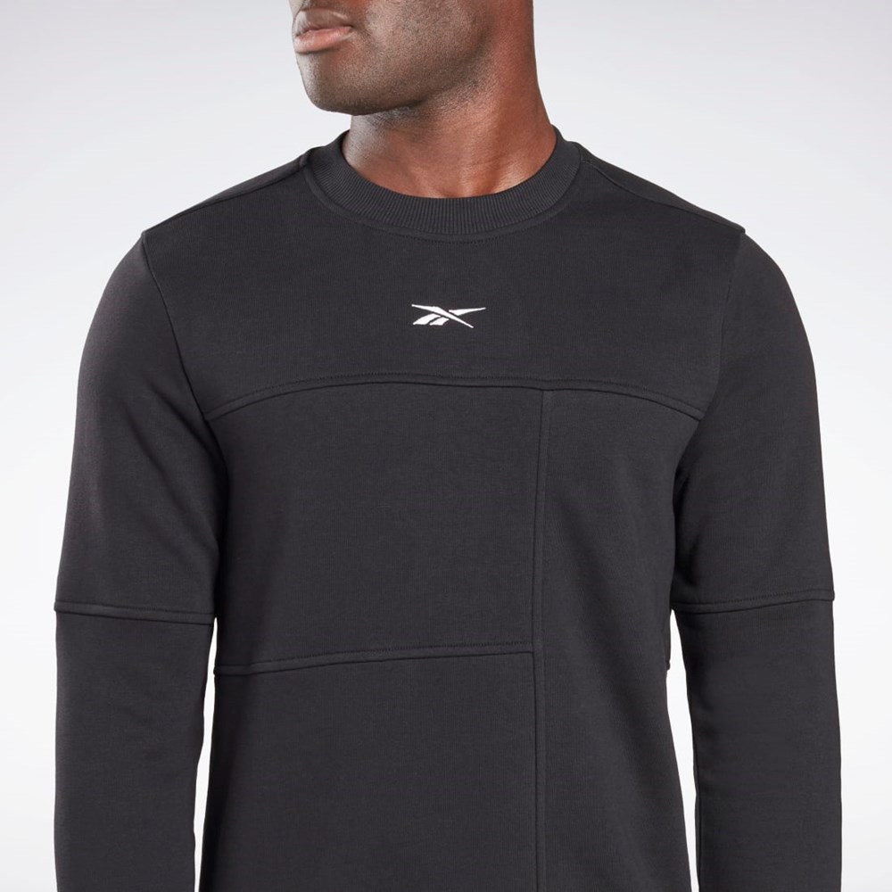 Reebok MYT Minimal Waste Crew Sweatshirt Sort | ZNT124689