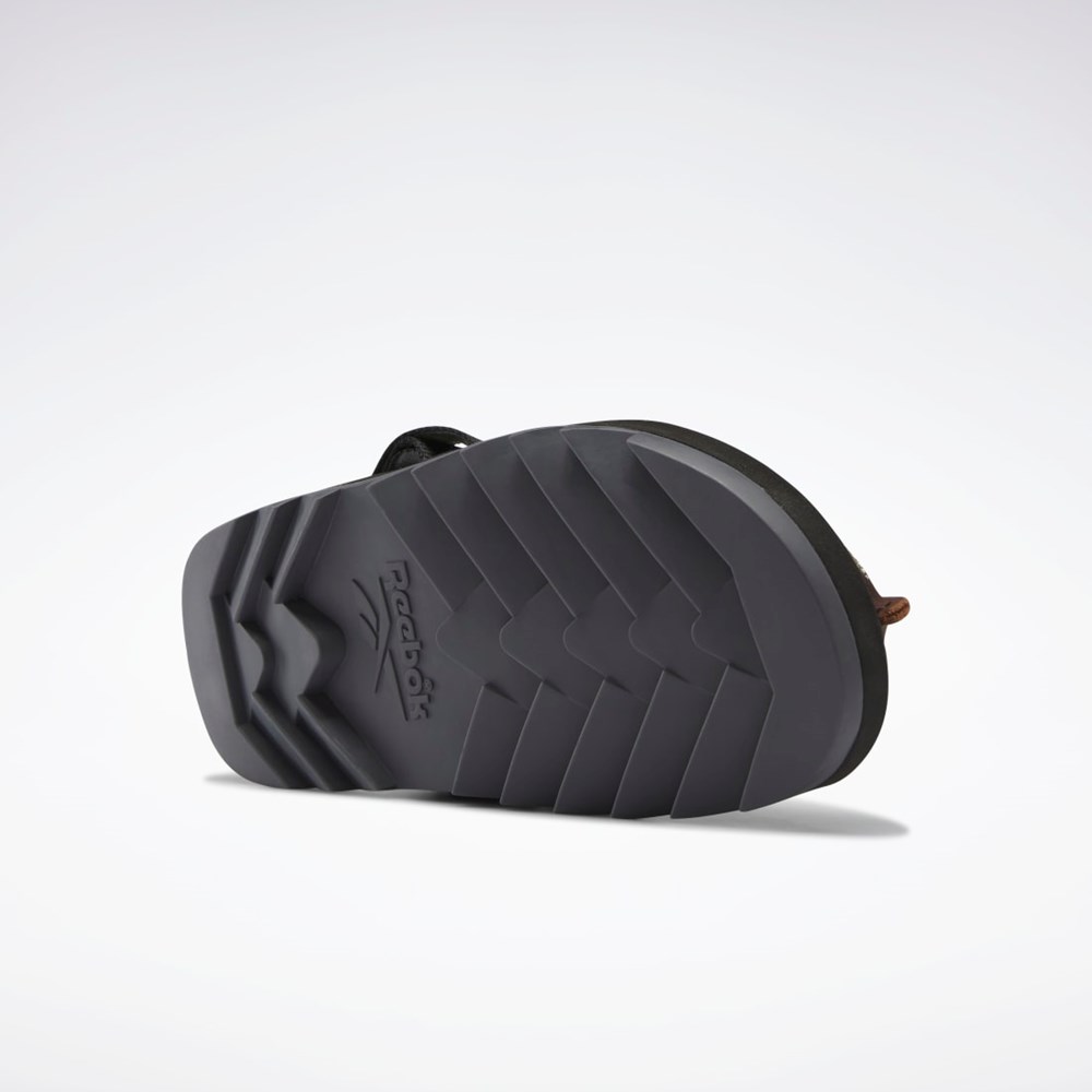 Reebok Mountain Research Beatnik Slides Brune Sort Grå | YWT627489