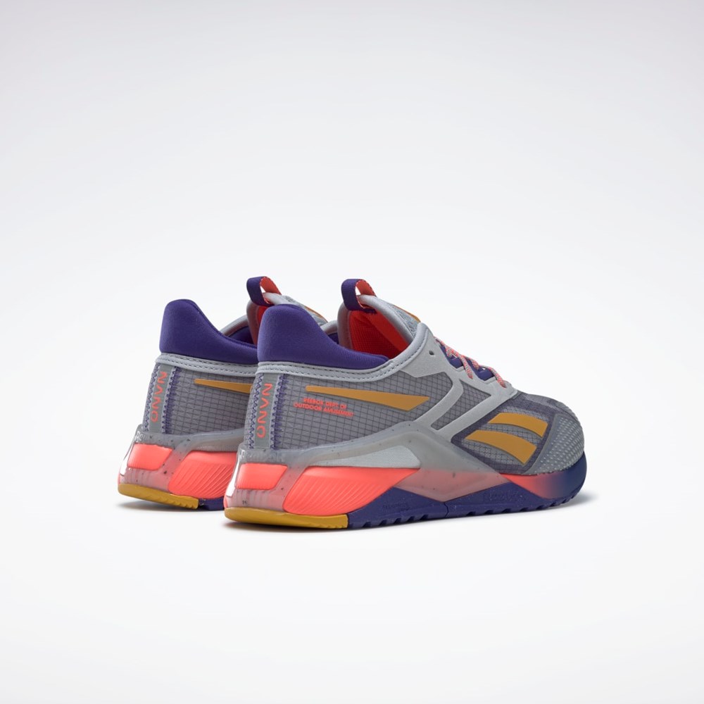 Reebok Nano X2 TR Adventure Trænings Shoes Grå Lilla Orange | AHJ843957