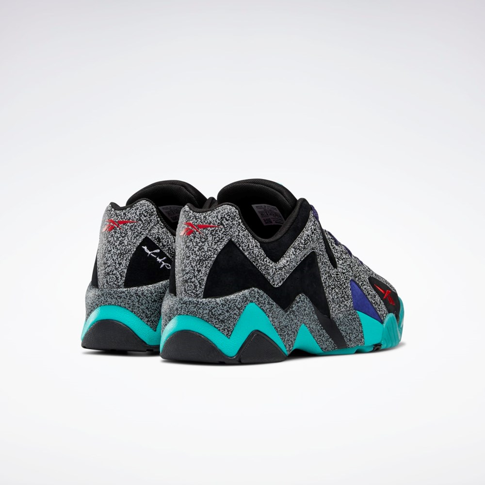 Reebok Nice Kicks Kamikaze II Low Basketball Shoes Sort Rød Grå | EAF917526