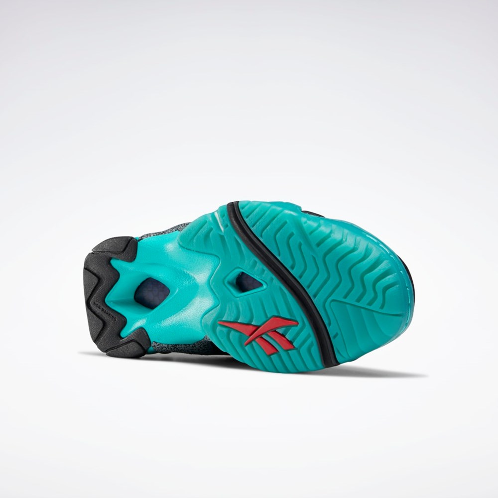 Reebok Nice Kicks Kamikaze II Low Basketball Shoes Sort Rød Grå | EAF917526