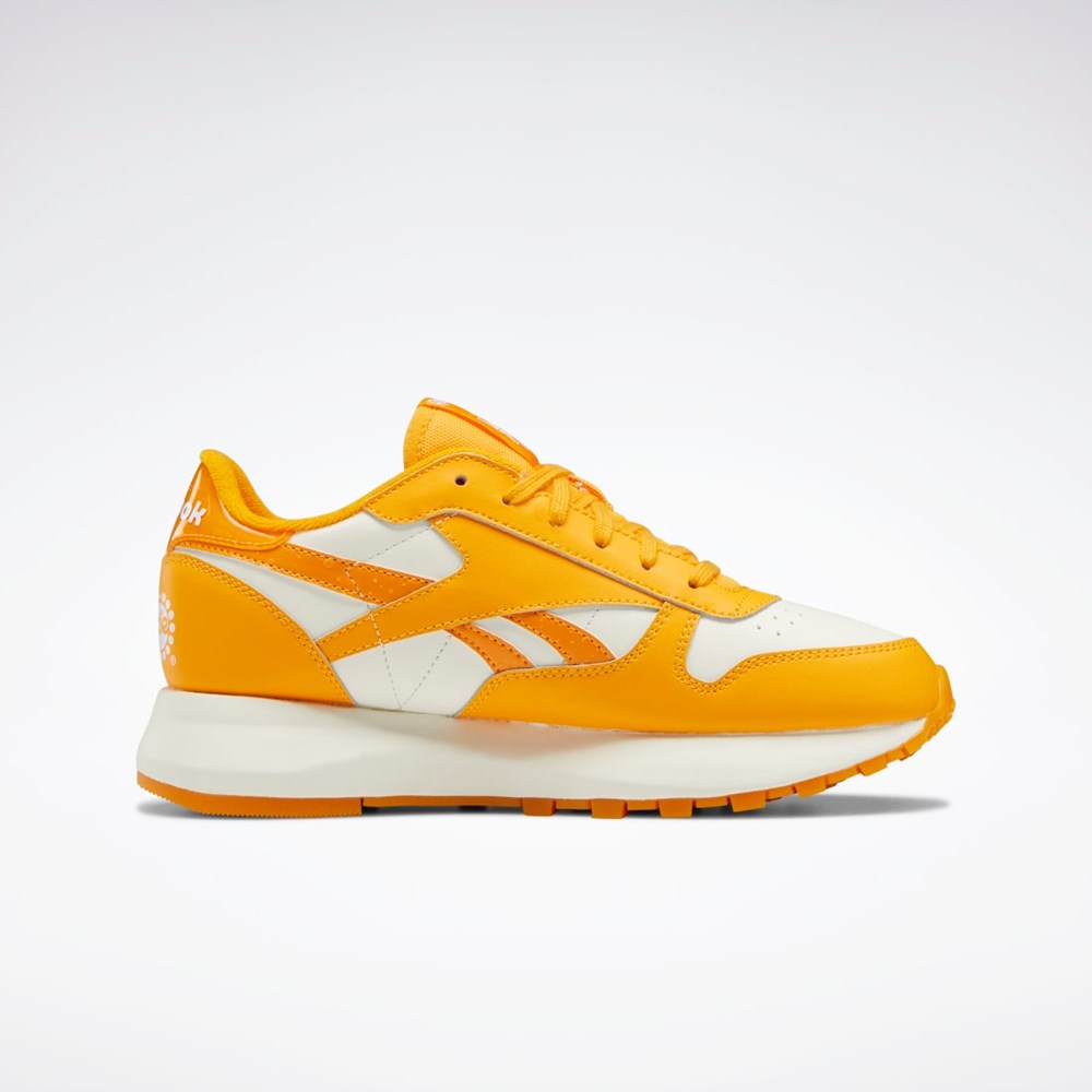 Reebok Popsicle Classic Leather SP Shoes Semi Fire Spark / Chalk / Semi Fire Spark | PJV094358