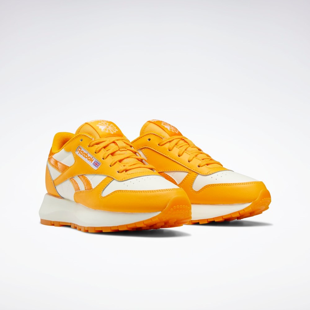 Reebok Popsicle Classic Leather SP Shoes Semi Fire Spark / Chalk / Semi Fire Spark | PJV094358