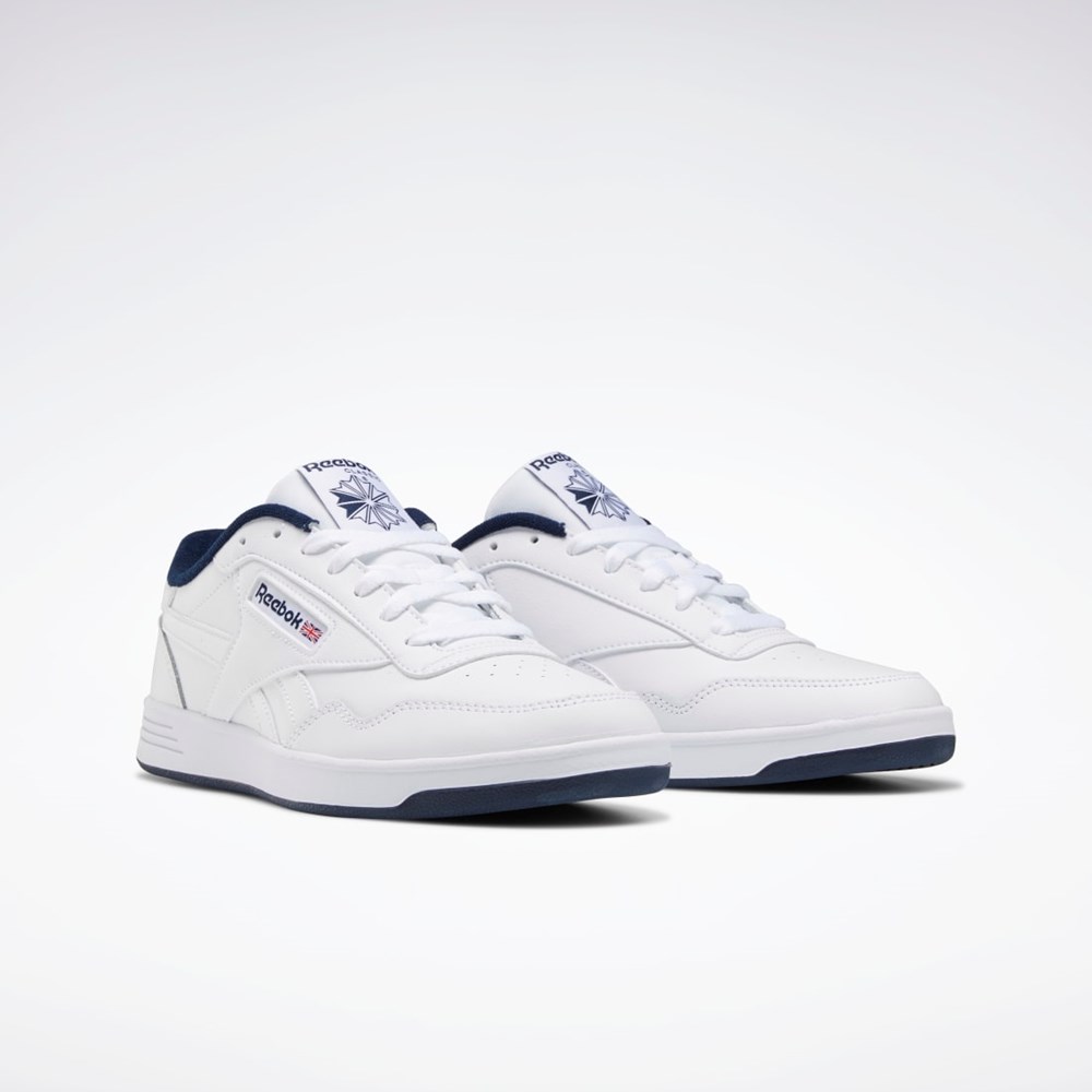 Reebok Reebok Club MEMT Shoes Hvide Mørkeblå Hvide | GSR861342