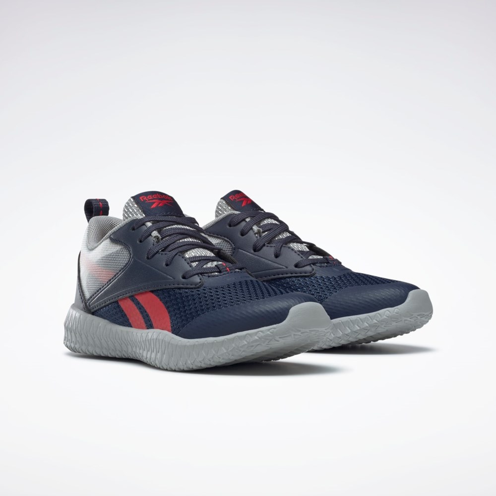 Reebok Reebok Flexagon Energy 3 Shoes - Preschool Mørkeblå Grå Rød | NLK859321