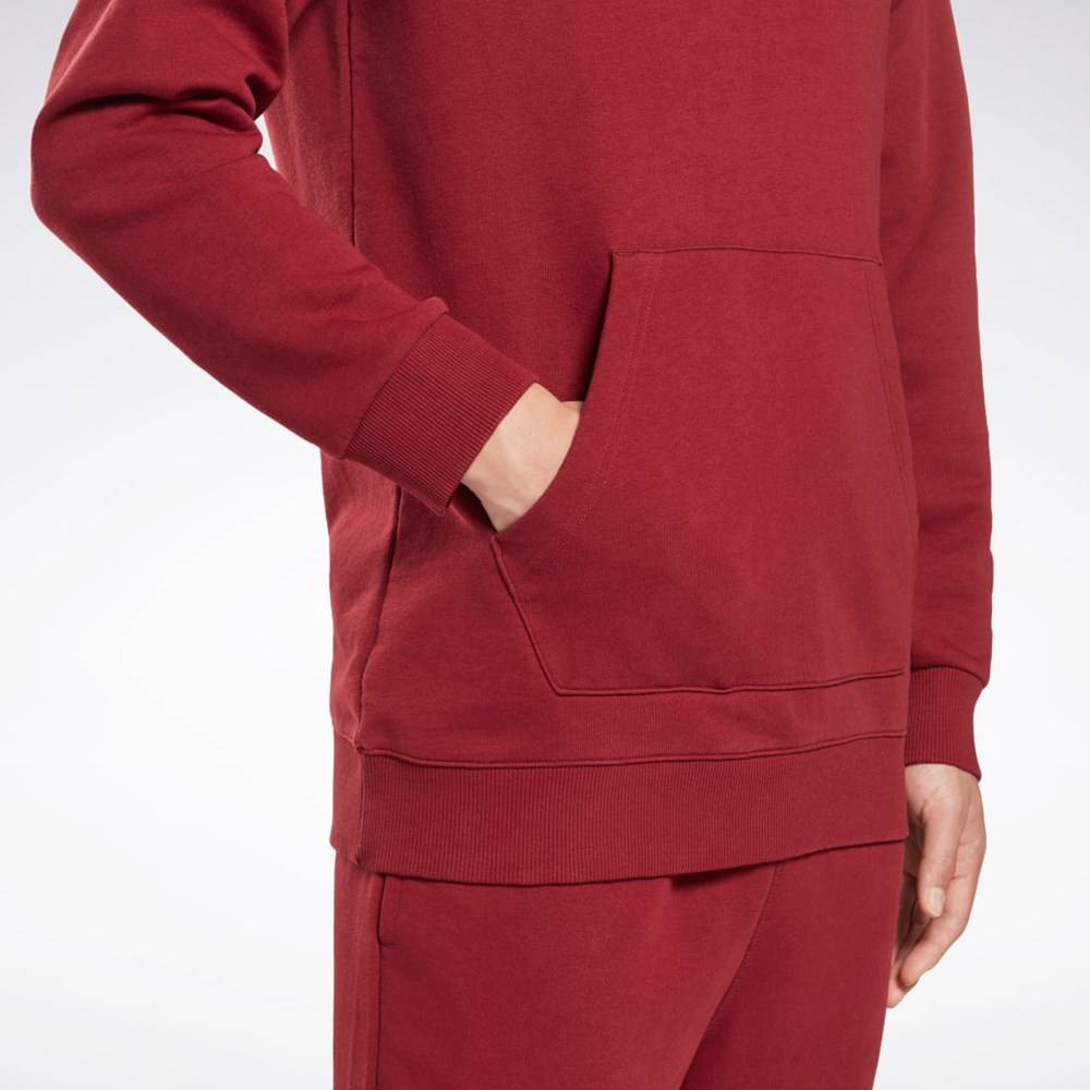 Reebok Reebok Identity Big Logo Hoodie Bordeaux | LQA027854