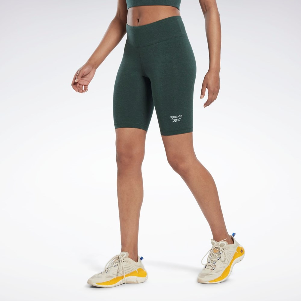 Reebok Reebok Identity Fitted Logo Shorts Grøn | JUF105437