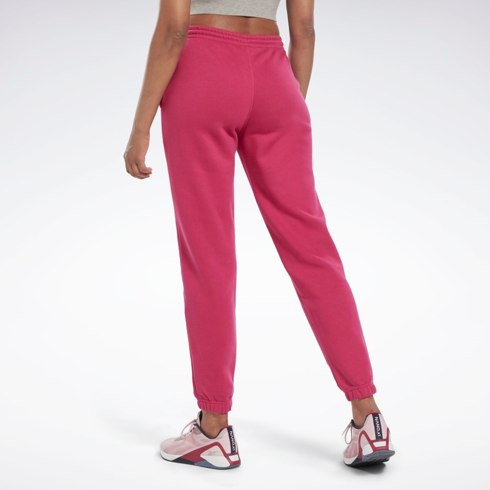 Reebok Reebok Identity Logo Fleece Joggers Lyserød | SYZ643281