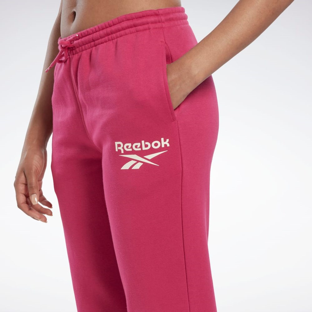 Reebok Reebok Identity Logo Fleece Joggers Lyserød | SYZ643281