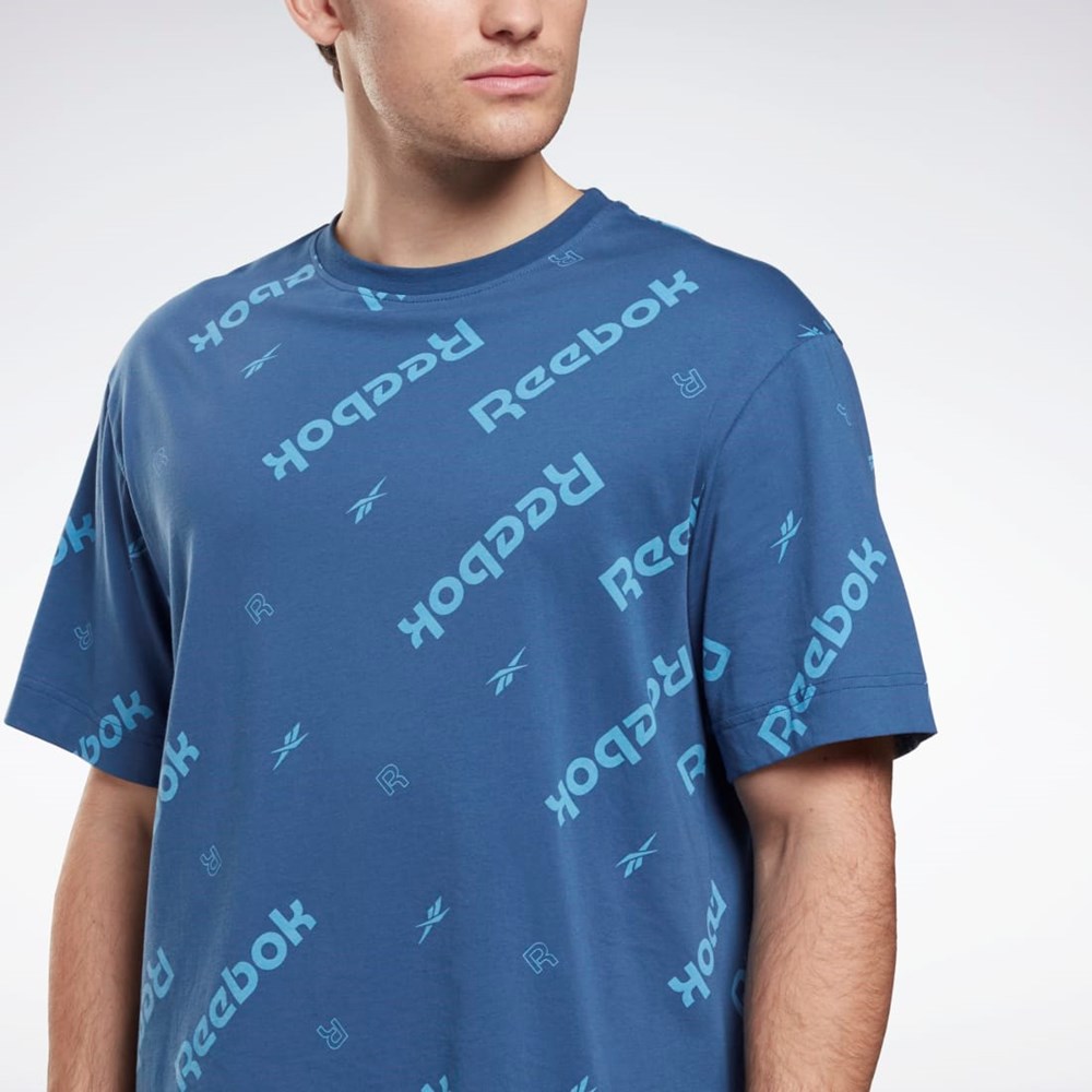 Reebok Reebok Identity T-Shirt Blå | XRE958360