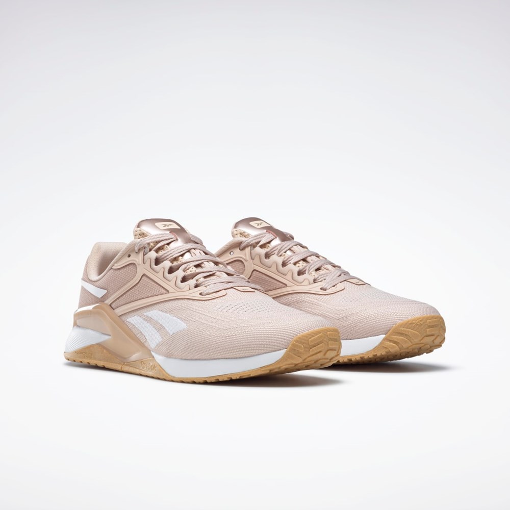 Reebok Reebok Nano X2 Trænings Shoes Hvide Lyserød Guld | OFV429015