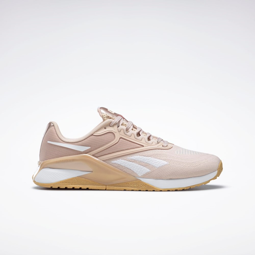 Reebok Reebok Nano X2 Trænings Shoes Hvide Lyserød Guld | OFV429015
