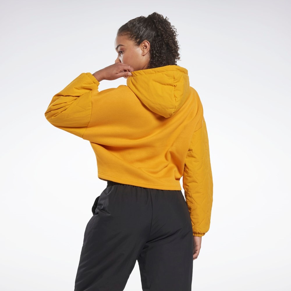 Reebok THERMOWARM+GRAPHENE Hoodie Bright Ochre | EDV516872
