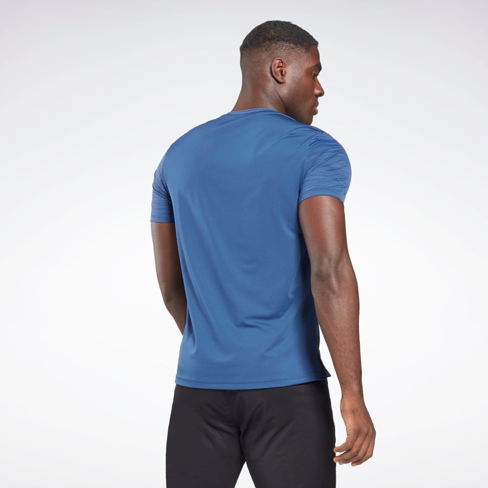 Reebok Tech Stil Activchill Move T-Shirt Blå | GAP371698