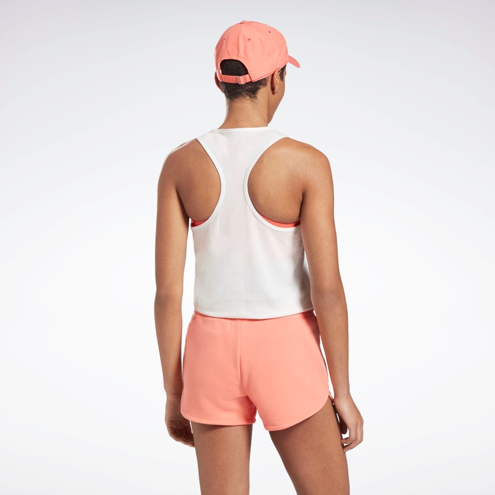 Reebok Trænings Essentials Grafisk Tank Top Hvide Orange | ZYC631872