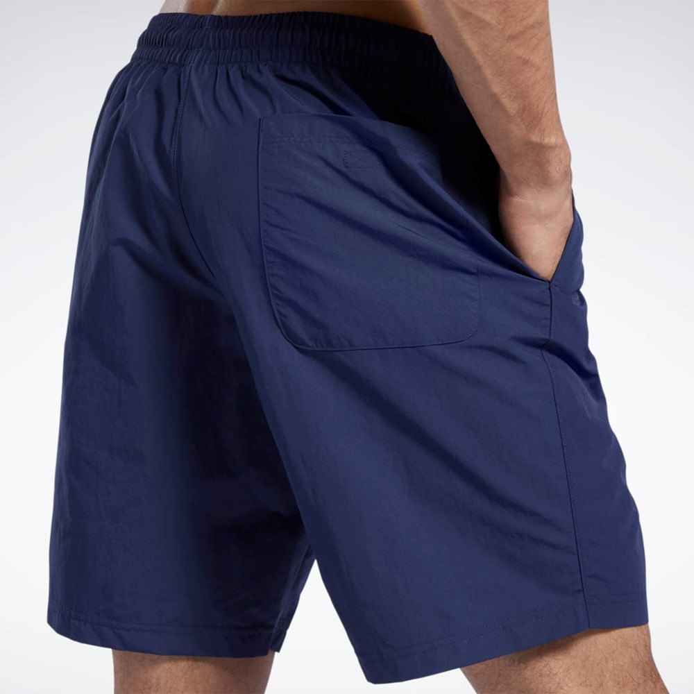 Reebok Trænings Essentials Utility Shorts Mørkeblå | QXN342580