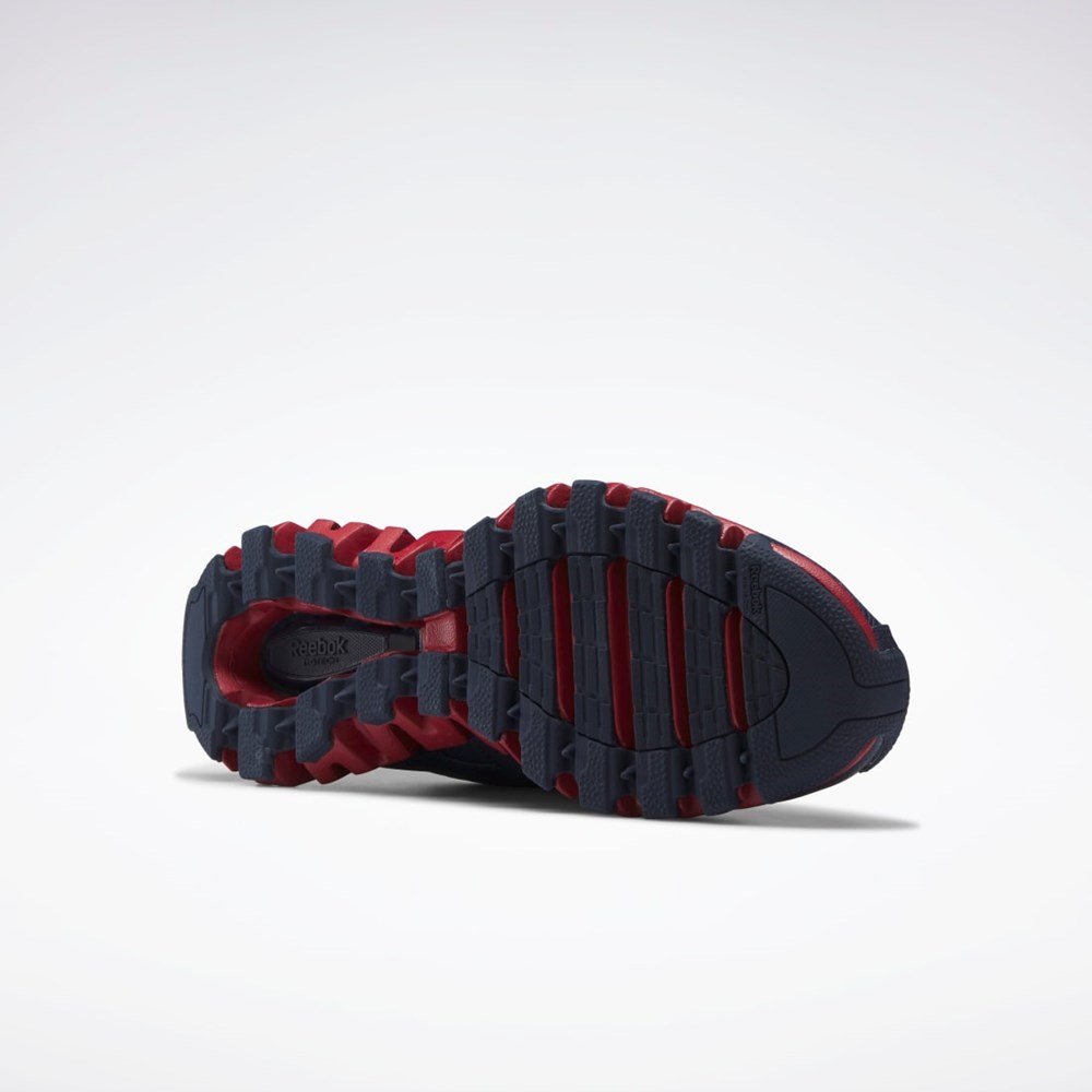 Reebok ZigWild Trail 6 Shoes Mørkeblå Rød Grå | DQU584269