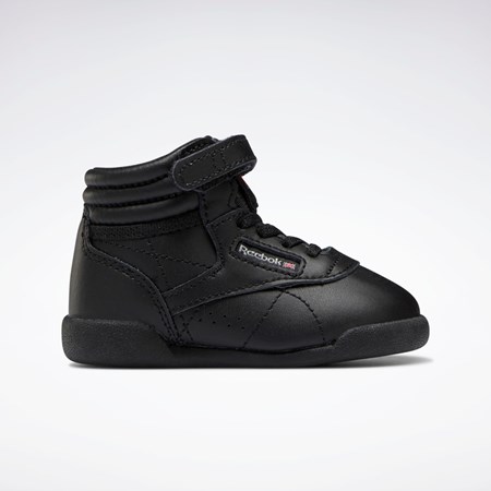 Reebok Freestyle Hi Shoes - Toddler Sort Sort Grå | HWC865317