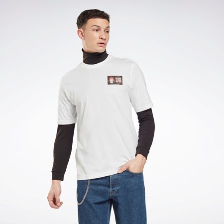 Reebok La Casa De Papel T-Shirt Hvide | HLC036948