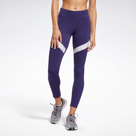 Reebok Workout Ready Mesh Leggings Mørke | WAL104679